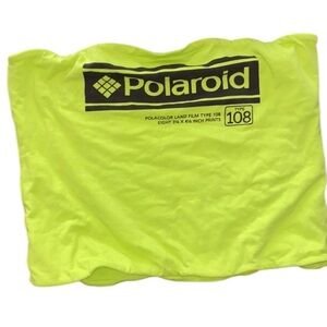 Polaroid Neon Yellow Graphic Top